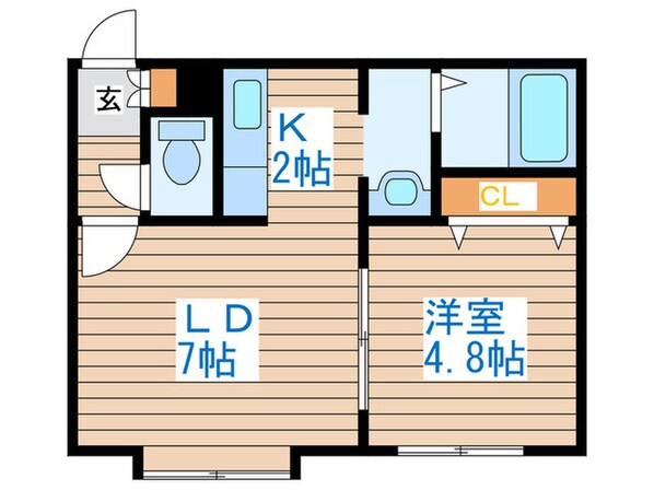 ルミエ－ル西町の物件間取画像